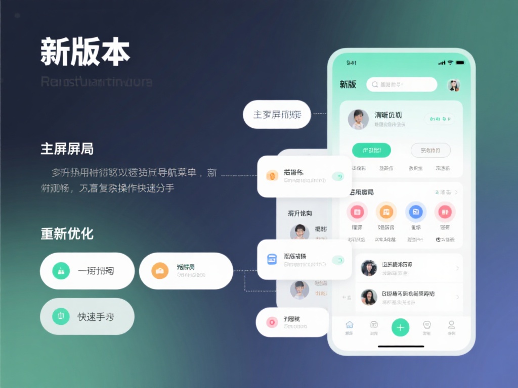 新版本在界面设计上进行了革新，以简洁大方、清晰直观