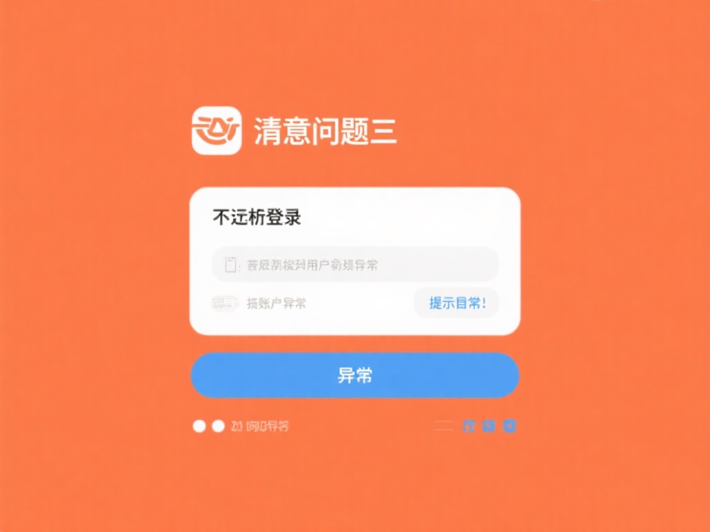 常见问题三：无法正常登录或被提示账户异常
部分用