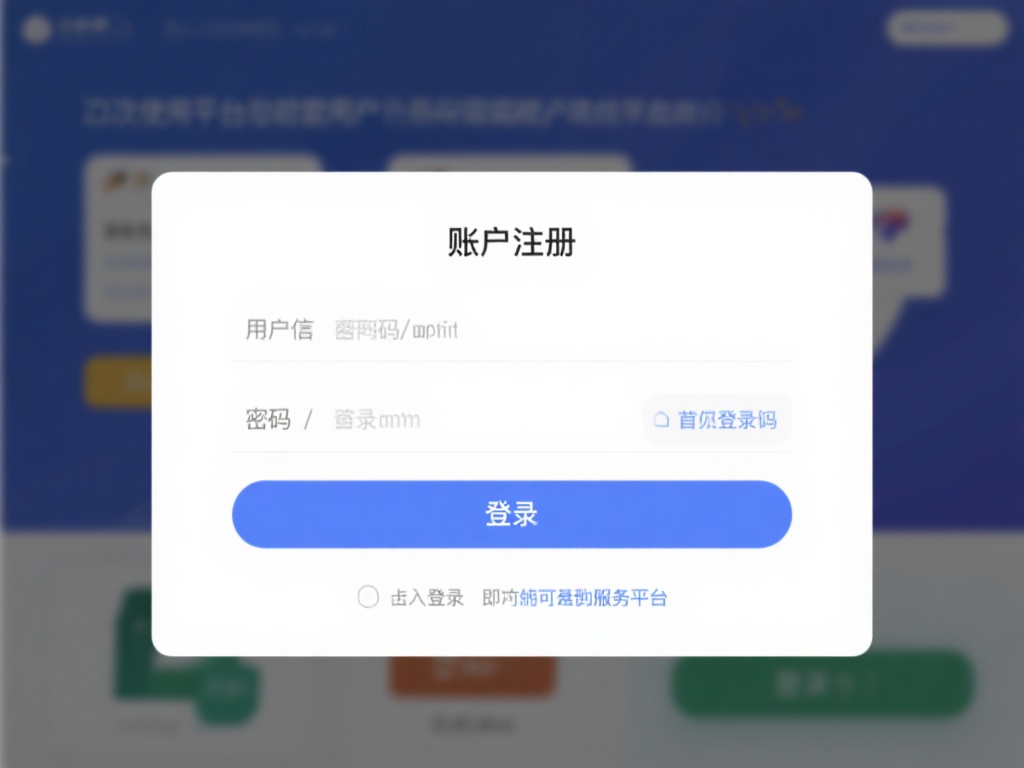 账户注册与登录
初次使用平台的用户需要先完成注册