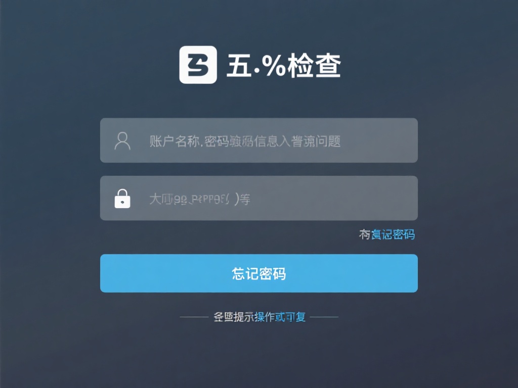 五、检查输入的信息是否正确
登录过程中输入错误的