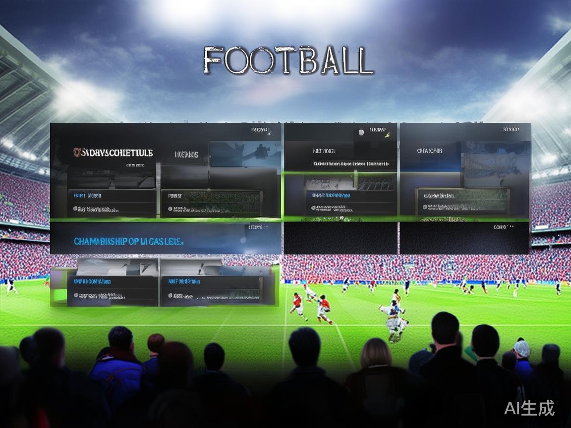 例如，足球迷可以在“足球”频道中选择今日日程、重要